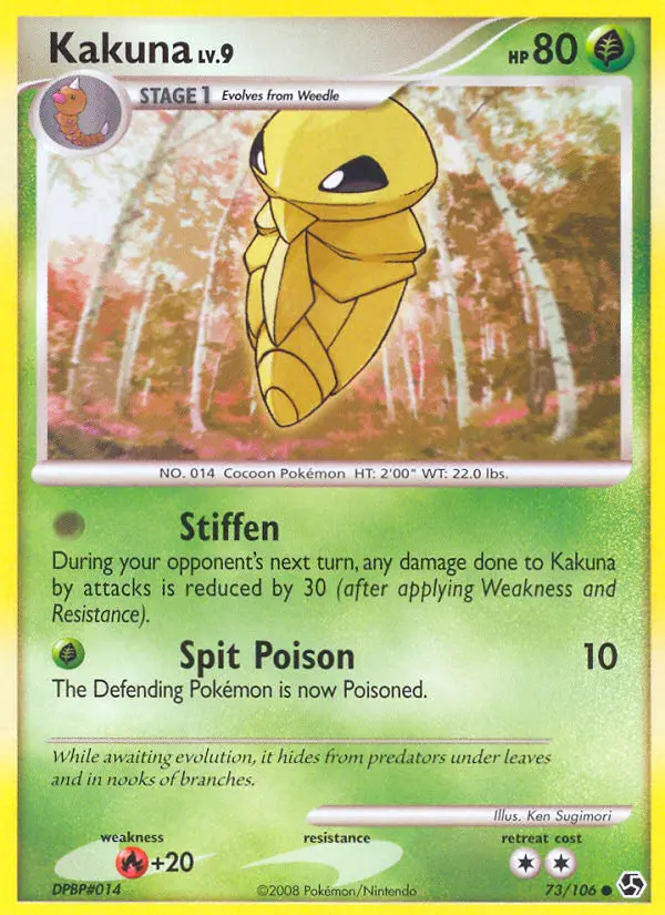 Kakuna, Pokémon card