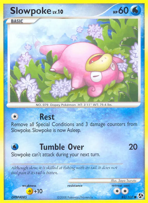 Slowpoke, Pokémon card