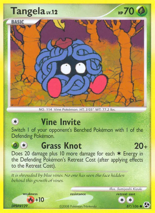 Tangela, Pokémon card