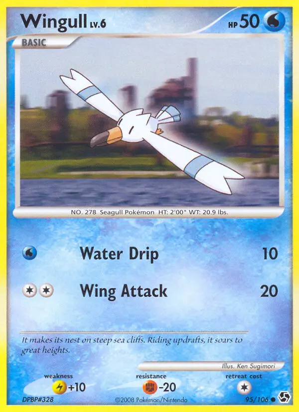 Wingull, Pokémon card