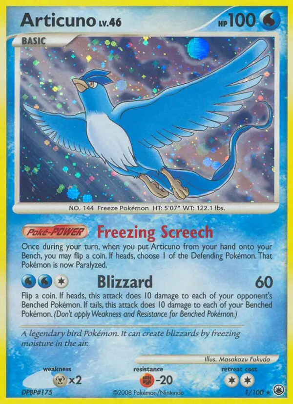 Articuno, Pokémon card