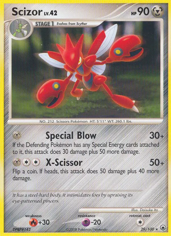 Scizor, Pokémon card