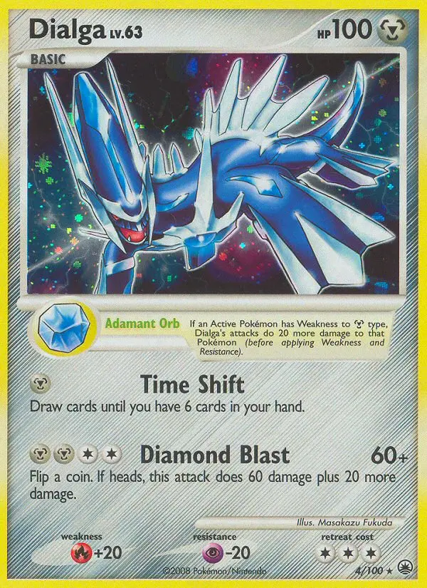 Dialga, Pokémon card