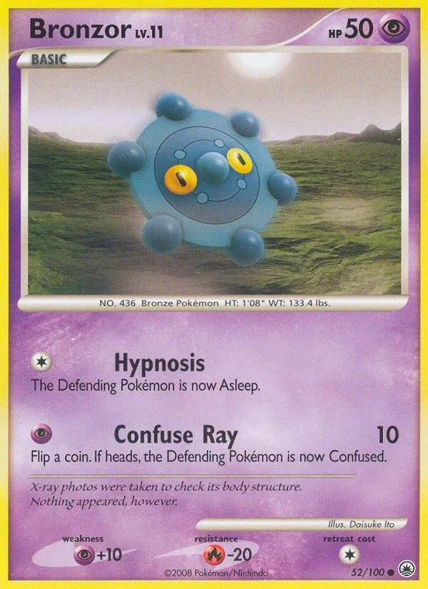 Bronzor, Pokémon card