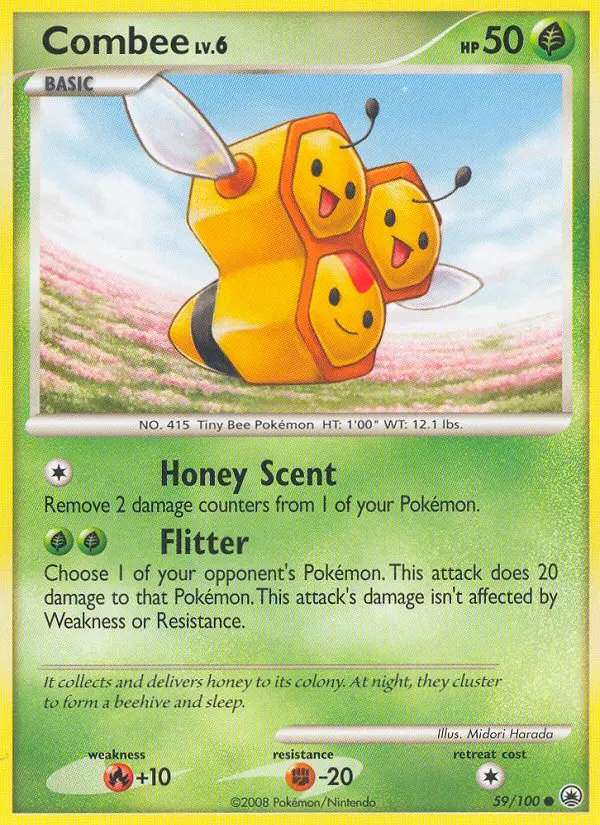 Combee, Pokémon card