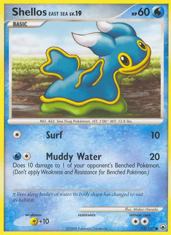 Shellos East Sea, Pokémon card