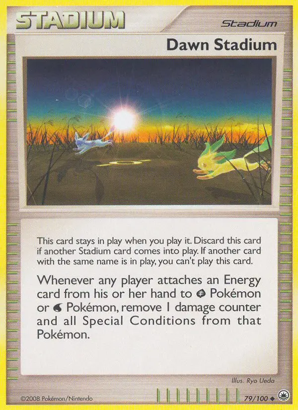 Dawn Stadium, Pokémon card