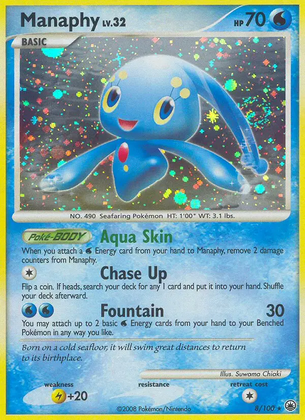 Manaphy, Pokémon card