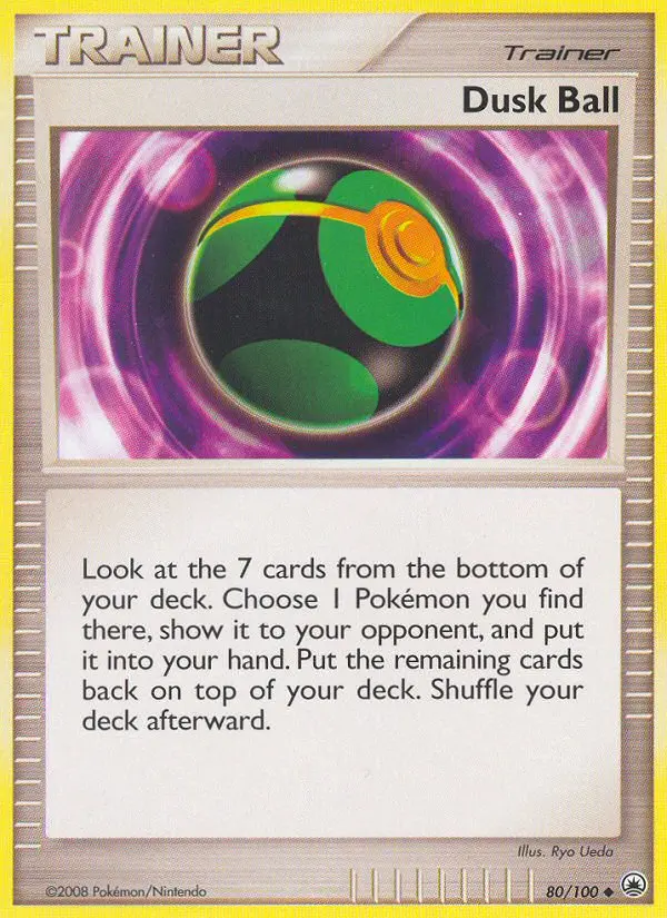 Dusk Ball, Pokémon card
