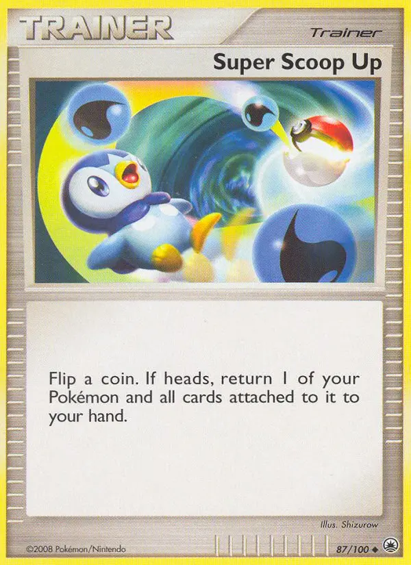 Super Scoop Up, Pokémon card