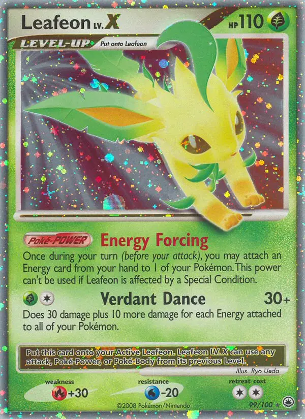 Leafeon, Pokémon card