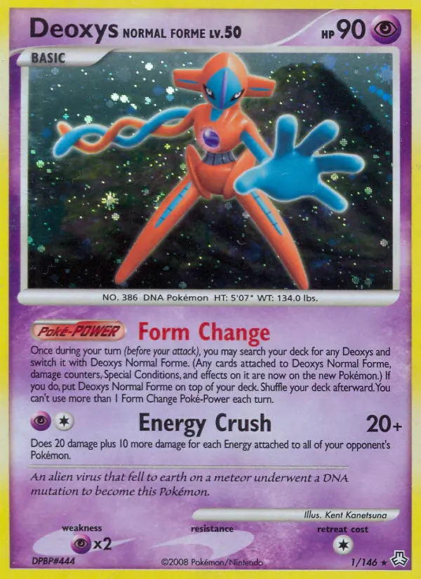 Deoxys Normal Forme, Pokémon card