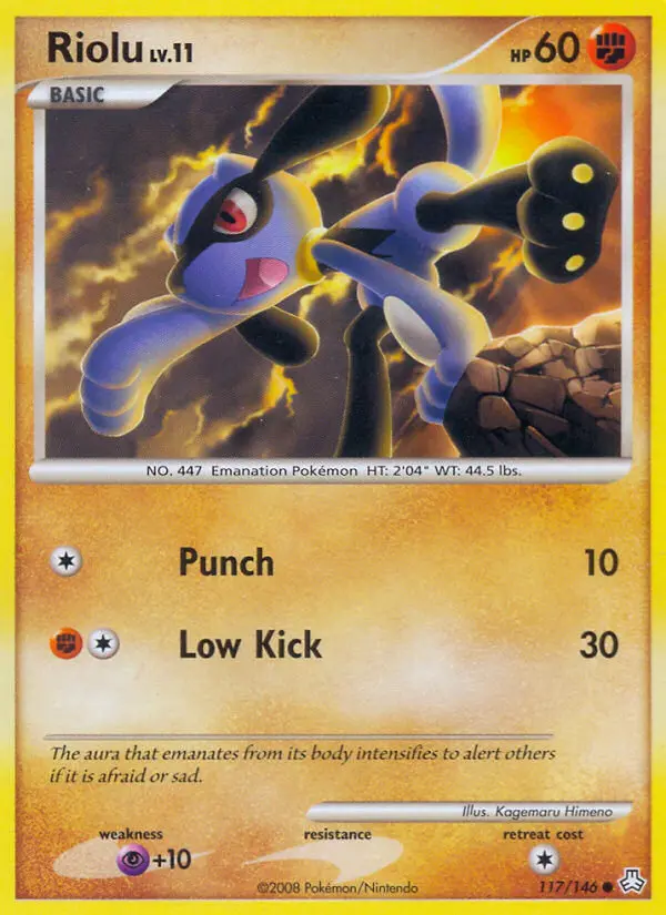 Riolu, Pokémon card