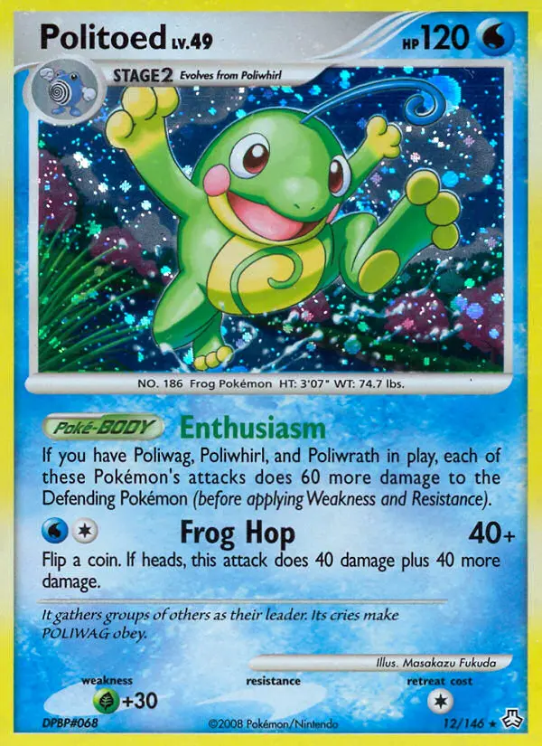 Politoed, Pokémon card