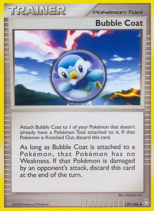 Bubble Coat, Pokémon card