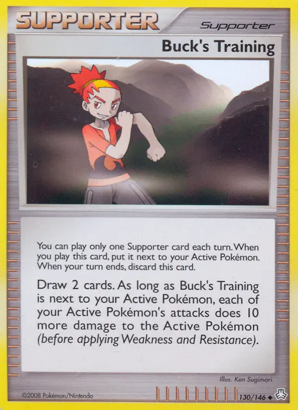 Buck's Training, Pokémon card
