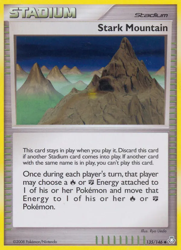 Stark Mountain, Pokémon card