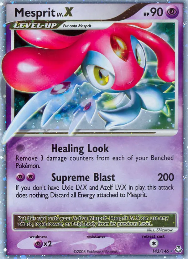 Mesprit, Pokémon card