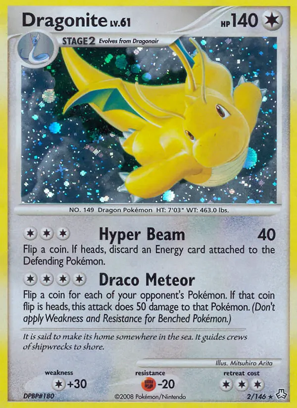 Dragonite, Pokémon card