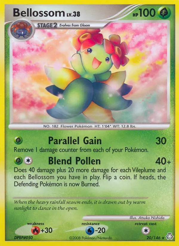 Bellossom, Pokémon card