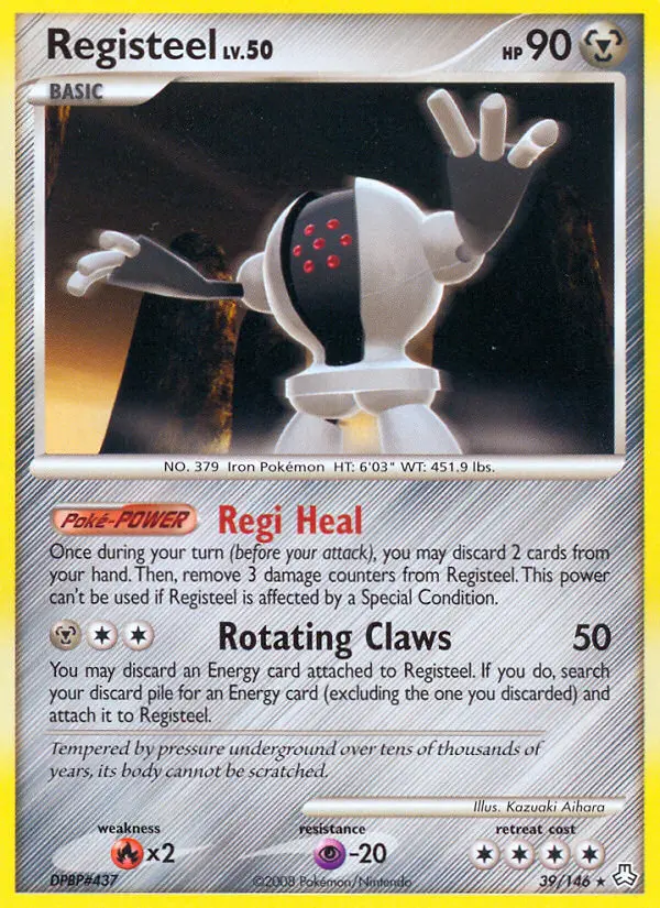 Registeel, Pokémon card