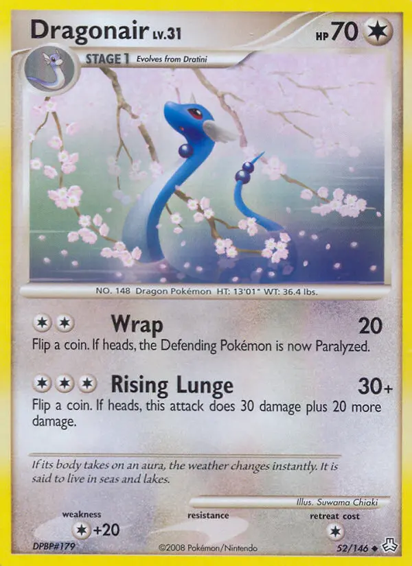 Dragonair, Pokémon card