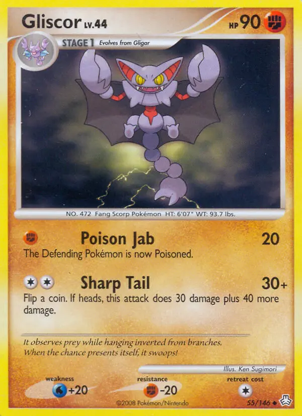 Gliscor, Pokémon card