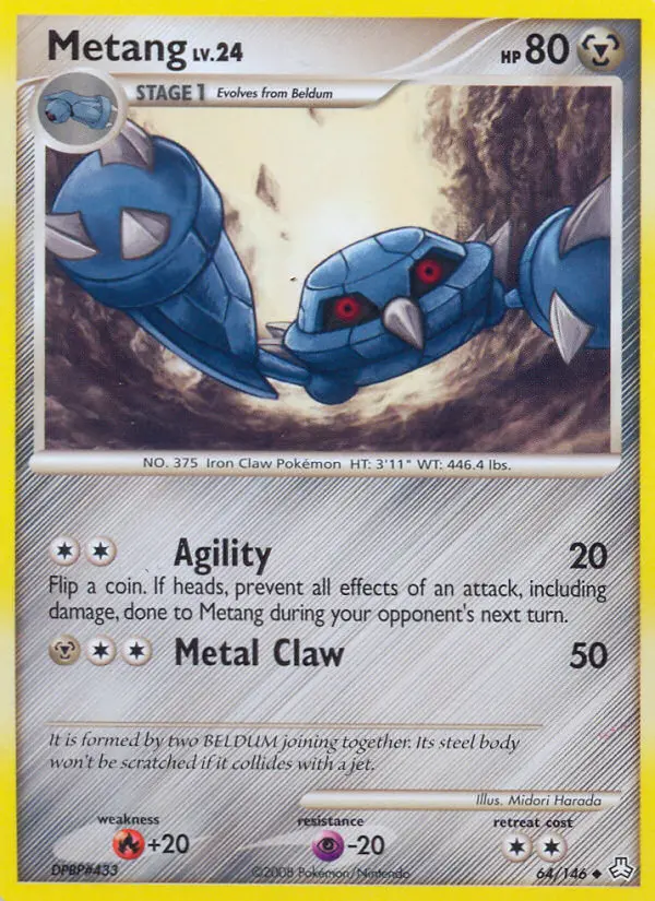 Metang, Pokémon card