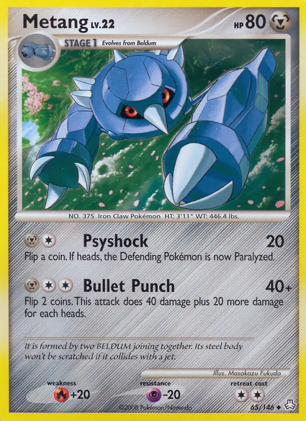 Metang, Pokémon card