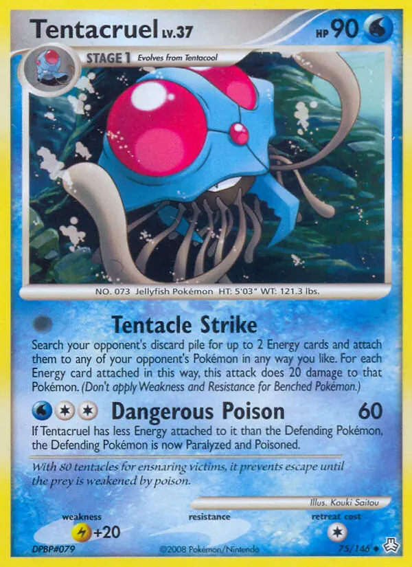 Tentacruel, Pokémon card