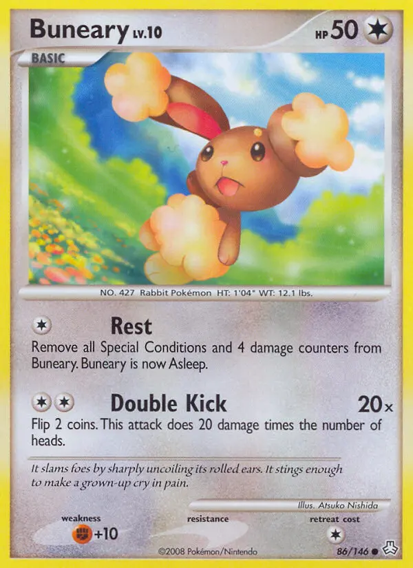 Buneary, Pokémon card