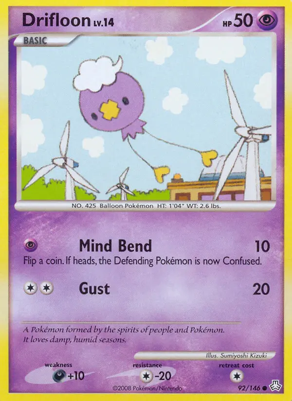 Drifloon, Pokémon card