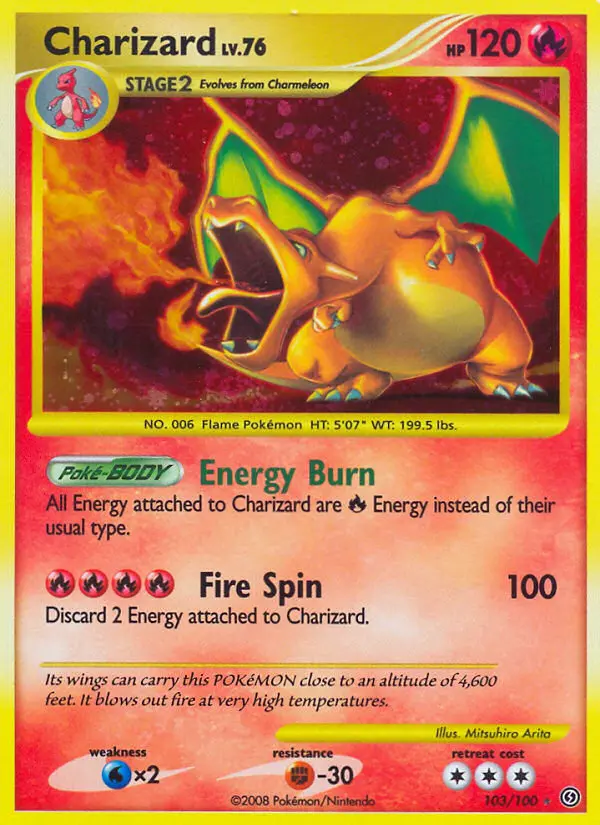 Charizard, Pokémon card