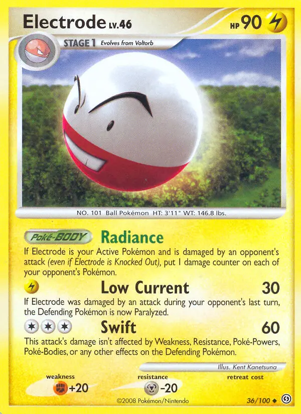 Electrode, Pokémon card