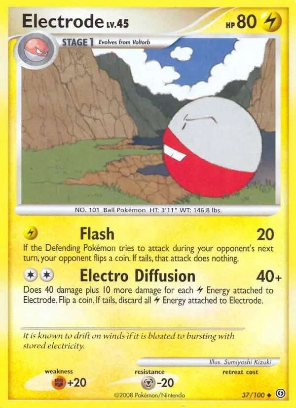 Electrode, Pokémon card