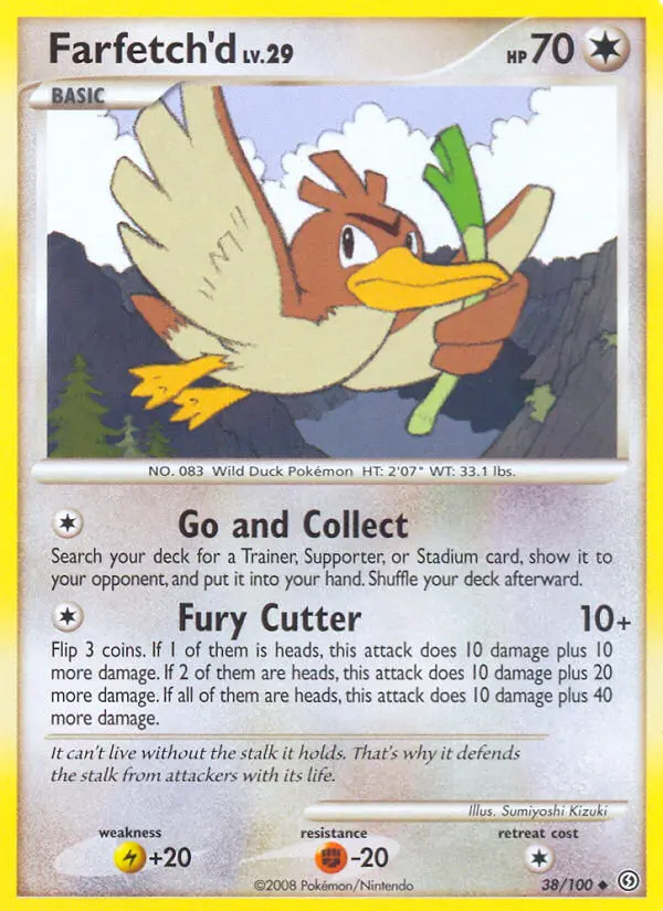 Farfetch'd, Pokémon card