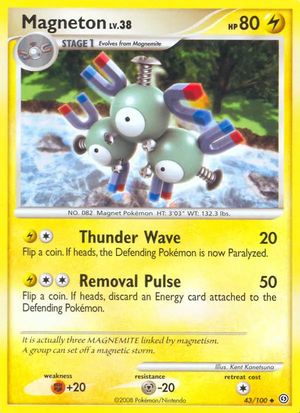 Magneton, Pokémon card