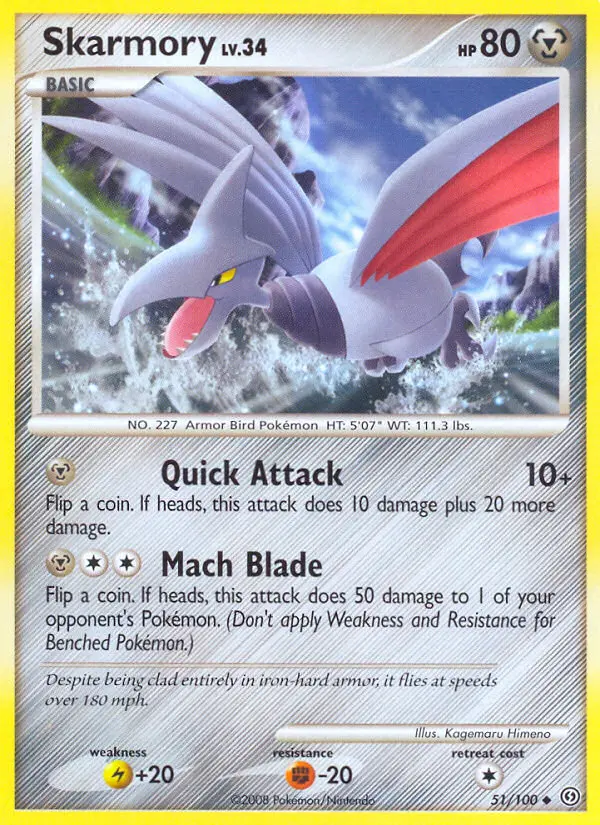 Skarmory, Pokémon card