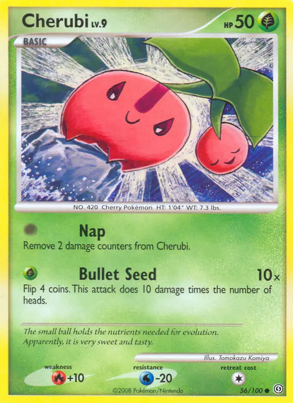 Cherubi, Pokémon card