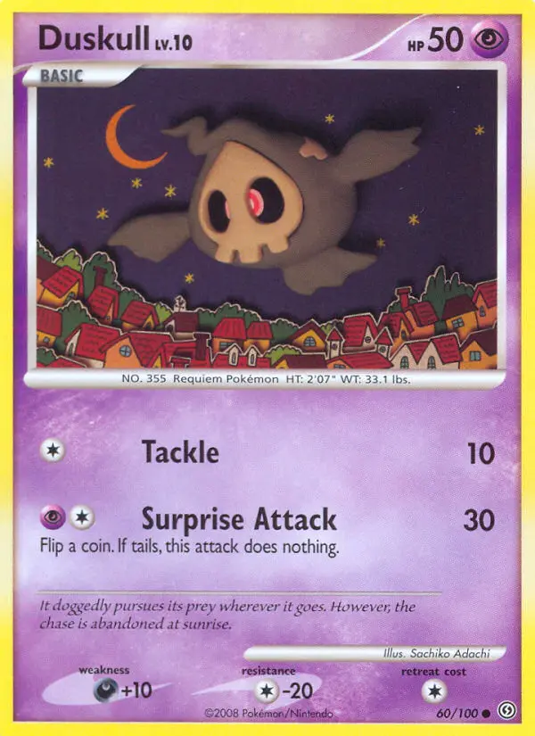 Duskull, Pokémon card