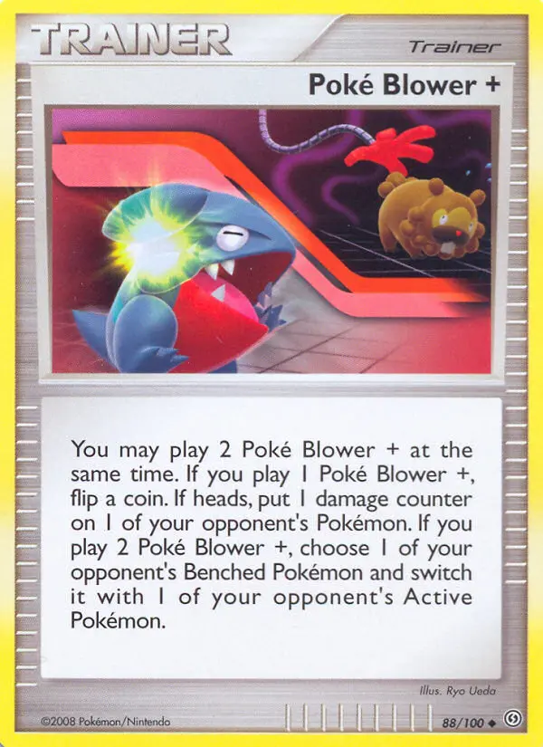 Poké Blower +, Pokémon card