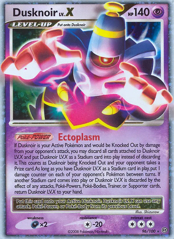 Dusknoir, Pokémon card