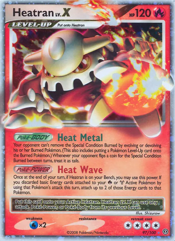 Heatran, Pokémon card