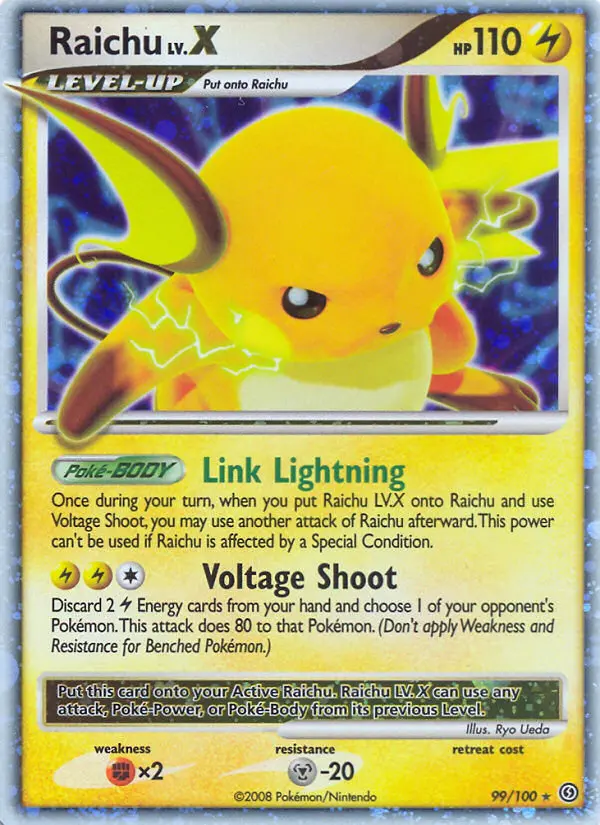 Raichu, Pokémon card