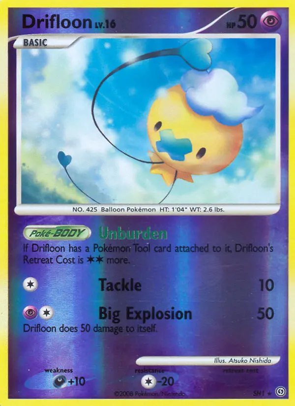 Drifloon, Pokémon card