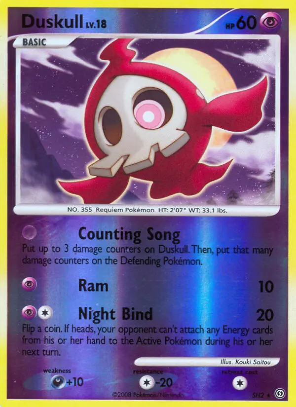 Duskull, Pokémon card
