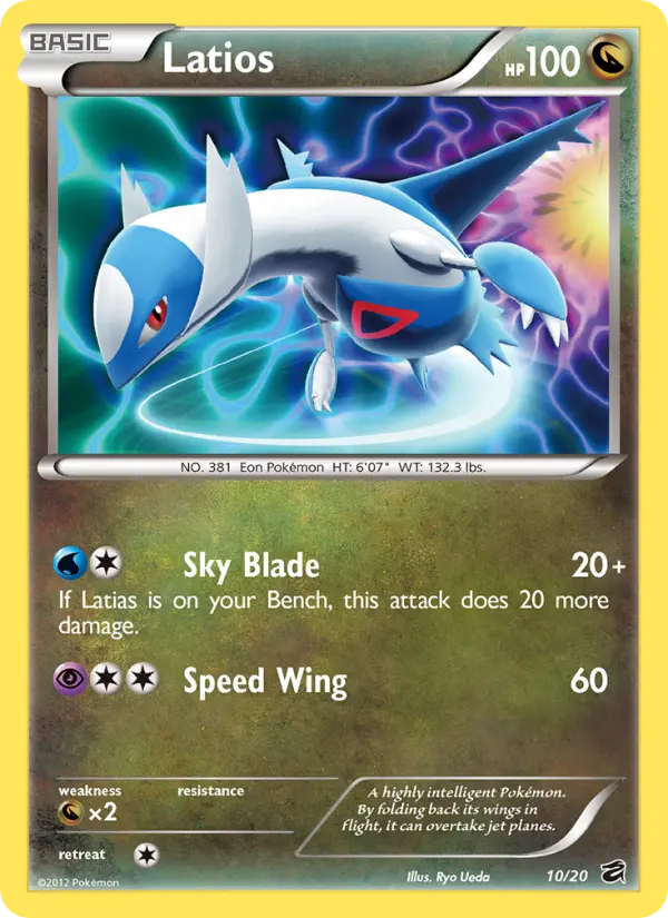 Latios, Pokémon card