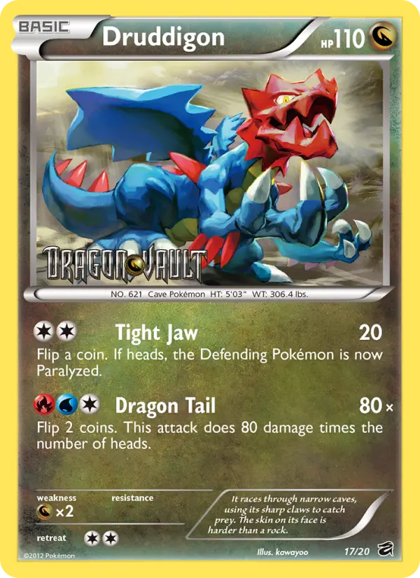 Druddigon, Pokémon card