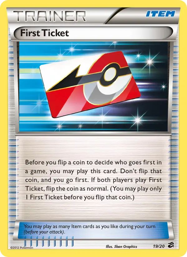 First Ticket, Pokémon card