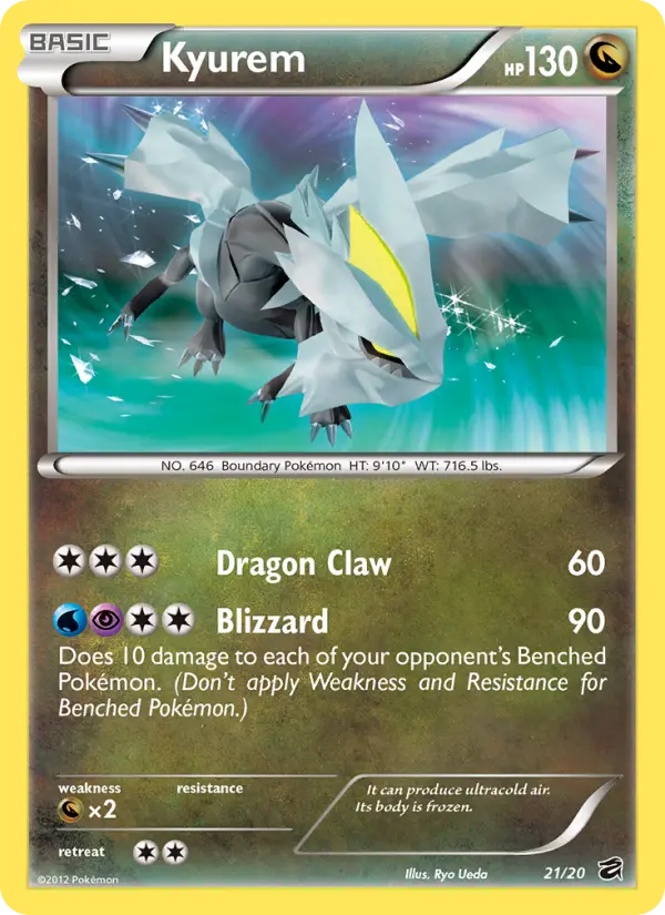 Kyurem, Pokémon card